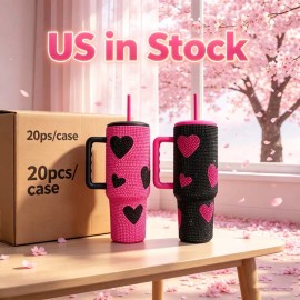 40 OZ Sparkle Rhinestone Dishwasher Safe Travel Cup 40OZ Stainless Tumbler for Home Office Outdoor Daily Usecolor: 16pcs mixed, capacity: 40 oz