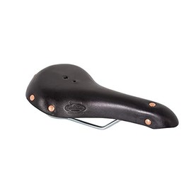 Selle Montegrappa SMC1 Genuine Leather Luxury Bicycle Saddle Vintage City Saddle Trekking Saddle Made in Italy Black