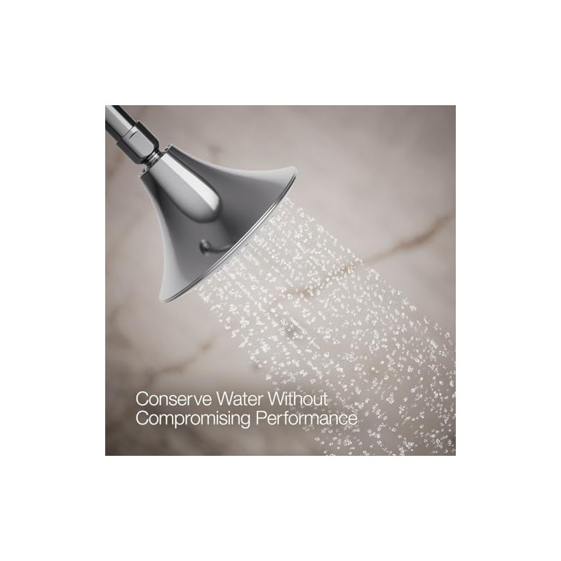 KOHLER 10282-AK-CP Forté® Single-function showerhead, 2.5 GPM, Corrosion Resistant Finish,