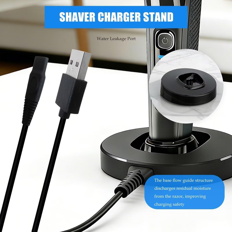 Shaver Charger Dock Ideal for P-hilips N-orelco Series XP9203/81 XP9200/82