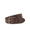 JACK & JONES Jacian Men's Leather Belt, Brown Stone, 105