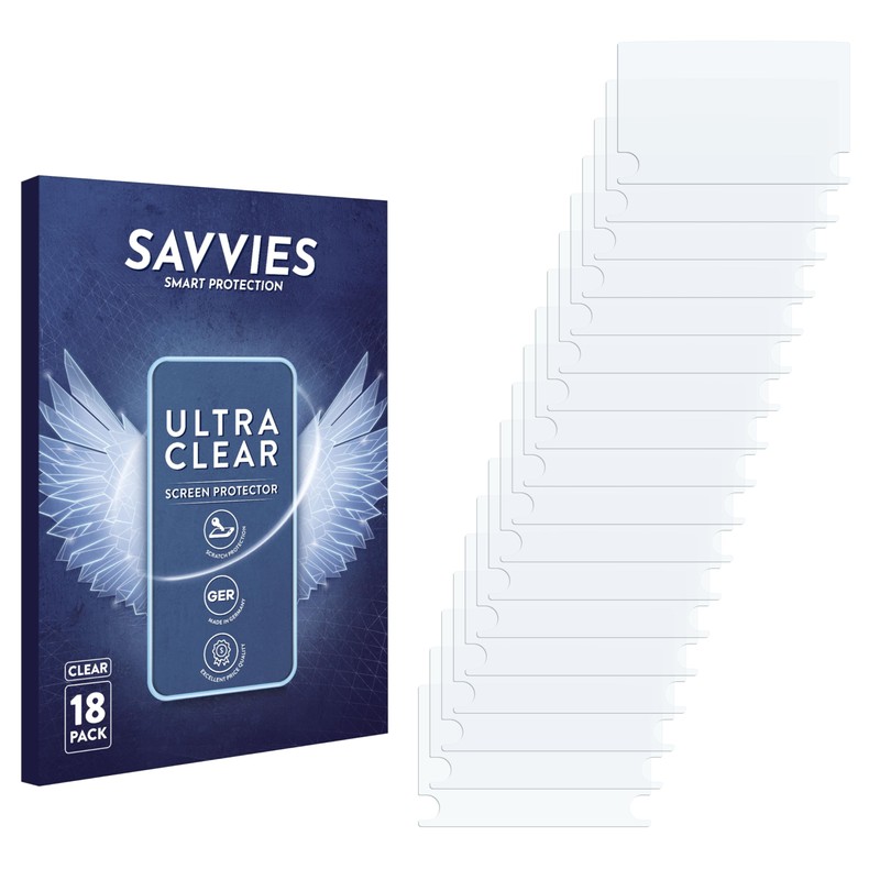 Savvies 18 Pack Screen Protector compatible with Ring Doorbell 2