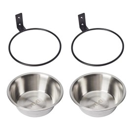FOYO Elevated Dog Bowls, Raised Dog Food and Water Bowls,Wall Mounted Pet Comfort Feeding Bowls for Small Dogs and Cats