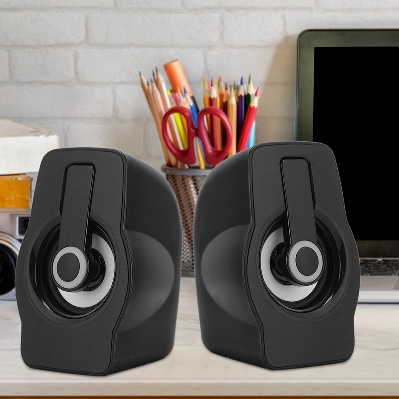 FT-185 Mini USB LED Speaker Portable Loudspeaker Music Player for