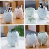 Operitacx Cosmetic Brush Holder Egg Design Large Capacity Makeup Organizer