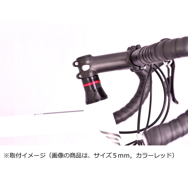 ケーシーエヌシー(KCNC) 自転車 軽量 ヘッド スペーサー ブルー OS 3MM