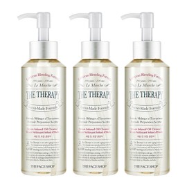 The Face Shop The Therapy Serum in Oil Cleanser, 225ml, 3 pieces / 더페이스샵 더테라피 세럼 인 오일 클렌저, 225ml, 3개
