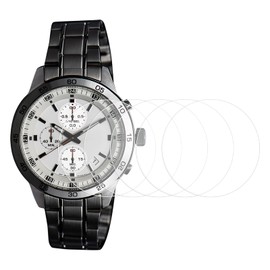 sourcing map 2pcs Watch Glass Screen Protectors 24mm HD High Definition Anti-Scratch Waterproof Ultra-Thin TPU Universal Smartwatch Screen Protective Film with Cloth Sticker Scraping Card