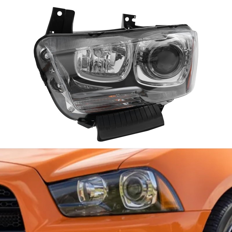 SBPKMARSCT Front HID Headlights Assembly Left Side for Dodge 2011-2014