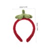 Gatuida Cute Strawberry Leaf Headband for Women – Soft Spa