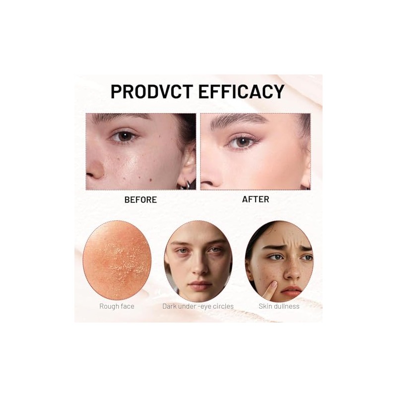2 In 1 Foundation, Hidratante Y Ligera Con Brocha (Nature)