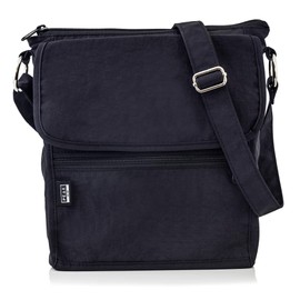 Peak Gear Peak Gear Crossbody Travel Purse with RFID Blocking Pocket and Lifetime Recovery Service. Versatile and Stylish Nylon Shoulder Bag | Black