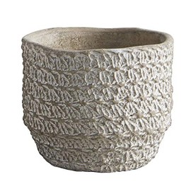 47th & Main Ceramic Decorative Pot, 3.5" Tall, Grey Targus