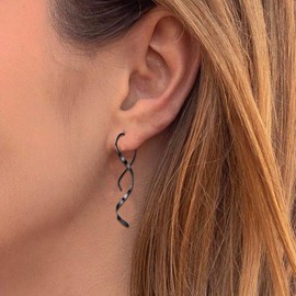 Stocking Stuffers Threader Earrings for Women Gold Chain Earrings Long Tassel Earrings Spiral Threader Earrings Trendy Earrings Jewelry Gifts