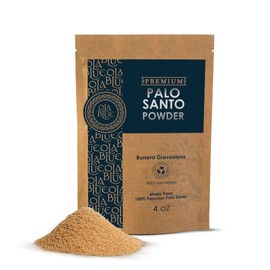 Palo Santo Powder 4oz Natural and Sustainable from Peru Incense Powder for Smudging, Energy Cleansing, Meditation - sustainably Harvested Aromatic Resin Organic Incense