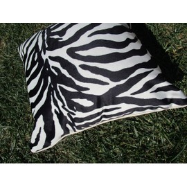 PAGO POCO Cushion Covers or Decorative Cushion Covers Zebra Design Velvet 100% Made in Italy 50 x 50 cm