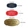 Signs ByLITA Victorian Emergency Exit Only Sign - Easy Installation
