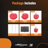 maXpeedingrods 4 Pcs PVC Pipe Reamer Kit with with 1-1/2