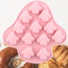 YIMINGMOLD Mushroom Silicone Chocolate Molds For Candy Chocolate