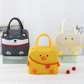 Cute Lunch Box Reusable Duck Lunch Bags for Women Cute Lunchboxes Kawaii Animal Lunch Bag Cooler for Picnic Office Work Travel