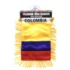 Colombian Small Car Flag Interior Rearview Mirror or Home Sticks