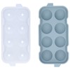 Ice Ball Maker Mold 8Hole Round Silicone Sphere Tray with