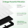F1 Air Purifier Replacement Filter: HEPA H13 True Filter for