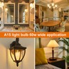 Vinaco A15 LED Bulb 60w, 4 Pack Dimmable No Flicker