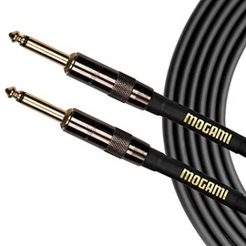 Mogami GOLD SPEAKER-06 Amplifier-to-Cabinet Speaker Cable, 1/4" TS Male Plugs, Gold Contacts, Straight Connectors, 6 Foot