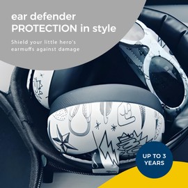 BANZ Baby Earmuffs CASE - Protective Premium Hard EVA Case - Holds Baby Size Earmuffs and Bluetooth Baby Headphones – Protect Children Hearing Earmuffs – Travel Case - Azalea