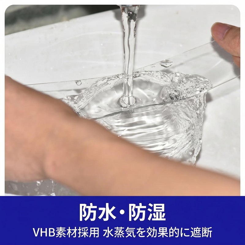 Super Strong Double-Sided Magic Tape, Transparent, Waterproof, Removable, Reusable, Anti-Slip,