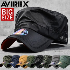 AVIREX (Avirex) Genuine Work Cap, Cap, Hat, Men's, Large Size, Big, Large Hat, American Casual, Avirex, 100% Cotton 7992540 18490000, 62.0 to 64.0 cm