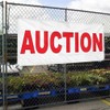 Vinyl Banner Multiple Sizes Auction Red B Business Outdoor Weatherproof