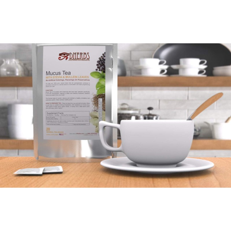 Dherbs Mucus Tea, 40 Grams