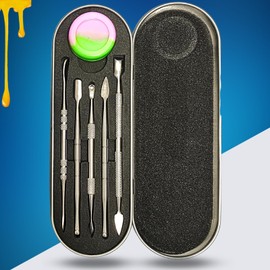 DEVILPRESS™ 6 PIECE ROSIN PRESS WAX DAB TOOL KIT SET