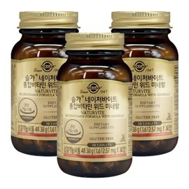 Solgar Nature Bite Multivitamin with Mineral 30 tablets x 3 / 솔가 네이처바이트 종합비타민 위드 미네랄 30정X3개