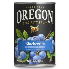 Oregon Fruit Products, Blueberries 15oz Can (Pack of 6)
