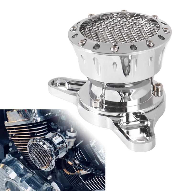 GUDITEM Motorcycle Air Filter CNC Air Cleaner Intake Filter Compatible