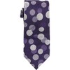 Sean John Mens Exploded Dot Self-tied Necktie, Purple, One Size