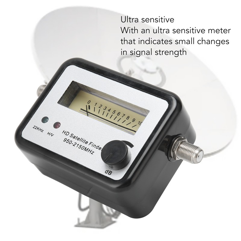 Digital Satellite Signal Finder 950‑2150MHZ TV Antenna Signal Strength Meter