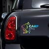 English Letters CARP Fishing PVC Vinyl Car Decals Stickers Waterproof
