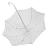 Lace Wedding Umbrella Romantic Embroidery Flower Bridal Umbrella Ergonomic Handle