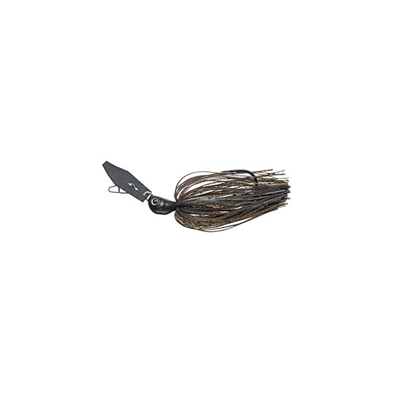 EVERGREEN Chatterbait Jack Hammer TG 3/8oz #49 Green Pumpkin Blue