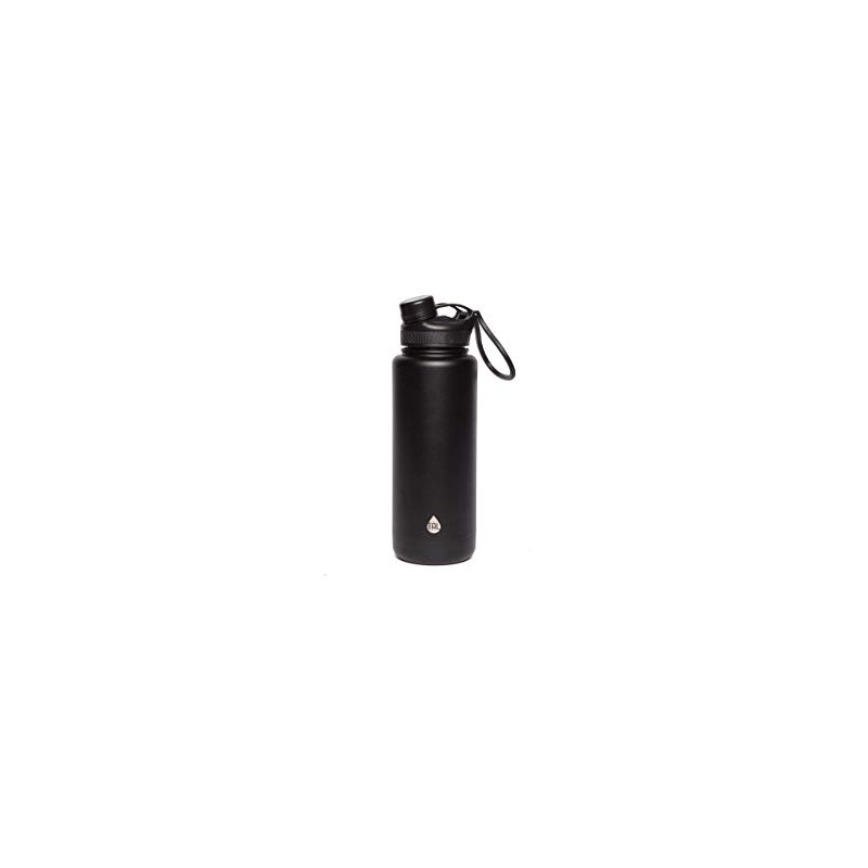 (black) - Tal Stainless Steel 1180ml Water Bottle, Black