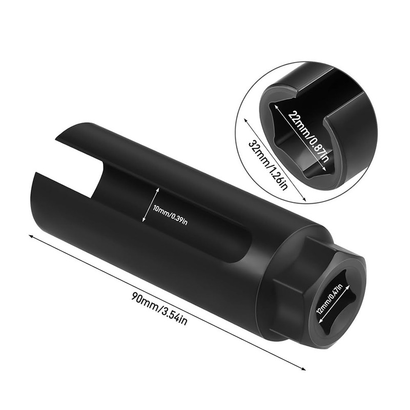 CENPEK Oxygen Sensor Socket Side Cable Hole Sensor Socket Removal