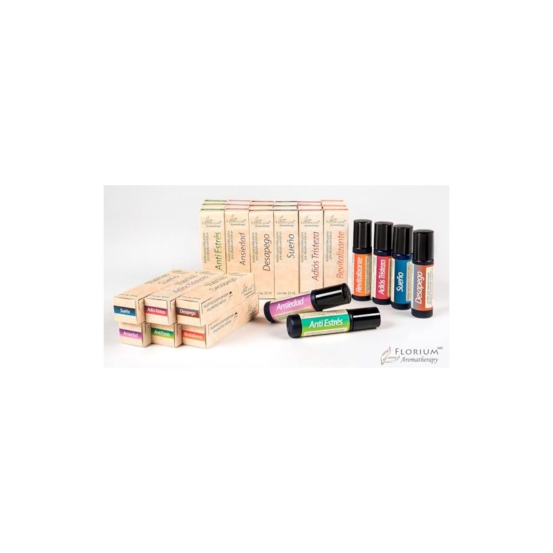 Anti Estrés - Roll-on de Aceites Esenciales de Aromaterapia -