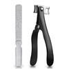 ILLFER Nail Clippers for Seniors Fingernail and Toenails, 360° Rotating