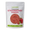 MAYKER Freeze Dried Strawberry Powder 2.82OZ (80Grams), No Added Sugar,