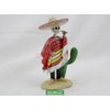 Dod Bandito Mexican Bandit with Cigar Skeleton Outlaw Sculpture