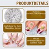 EIROVYA 2 Sets Ocean Charms Nails, Nail Charms, Stones for